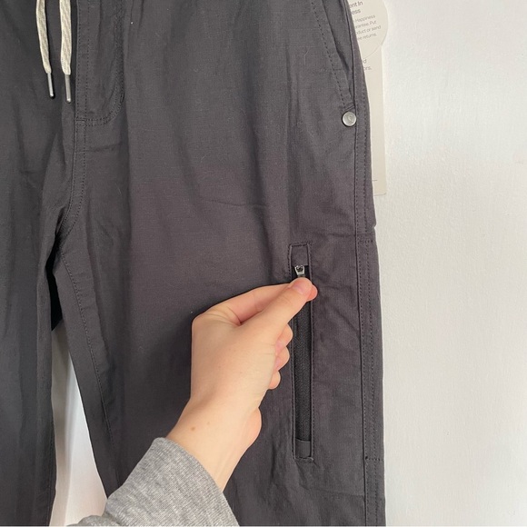 NWT Vuori Ripstop Pant Long Charcoal DuraTerra 2 way stretch Slim Fit Women’s XS - Picture 8 of 15